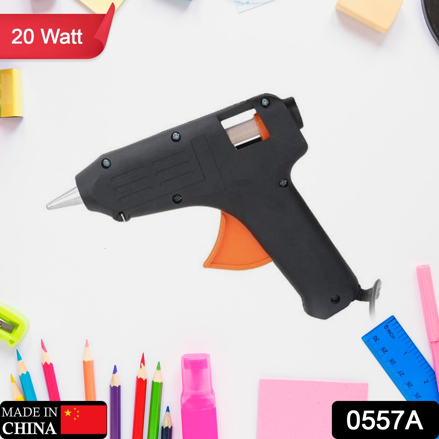 0557A Professional Hot Melt Glue Gun with Rapid Heating and Quick Melt Glue Gun For Multiuse DeoDap