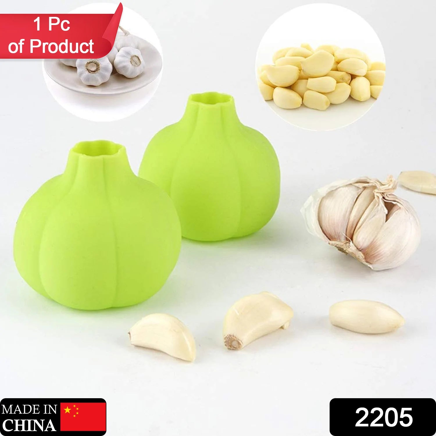 2205 Silicone Ginger Garlic Manual Peeler 