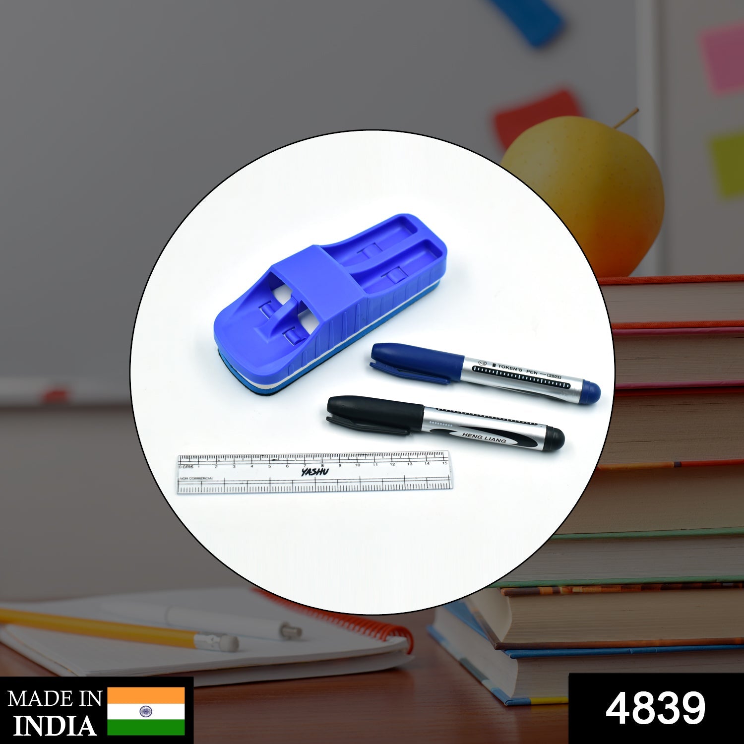 4839 Duster Ruler And Marker Used While Studying By Teachers And Students In Schools And Colleges Etc. freeshipping - DeoDap