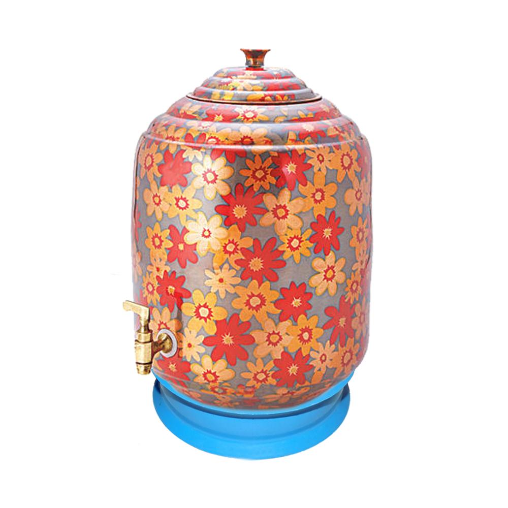 1150 Heavy Plastic Cool & Hot Unbreakable Matka Pot Stand (2 pcs) (Multicolour) - SkyShopy