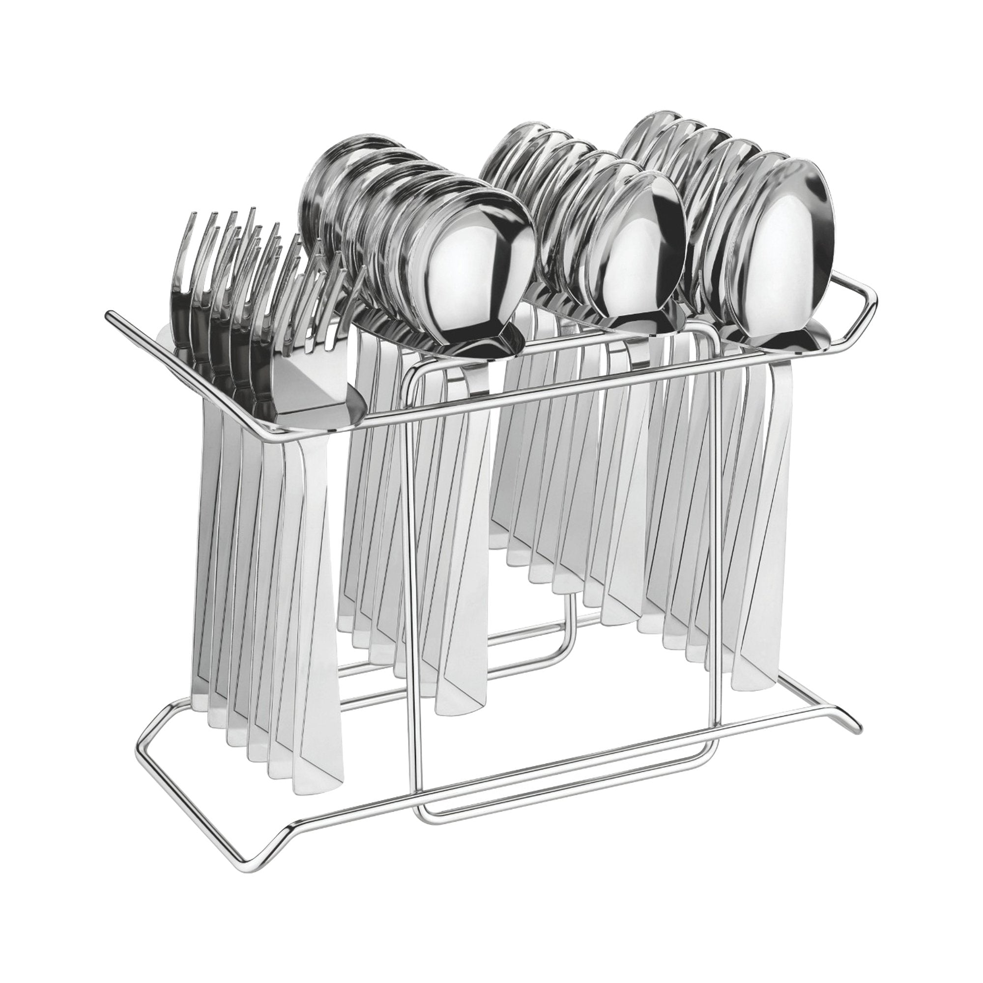 2467  24 Pack Premium Stainless Steel Cutlery Set - SkyShopy