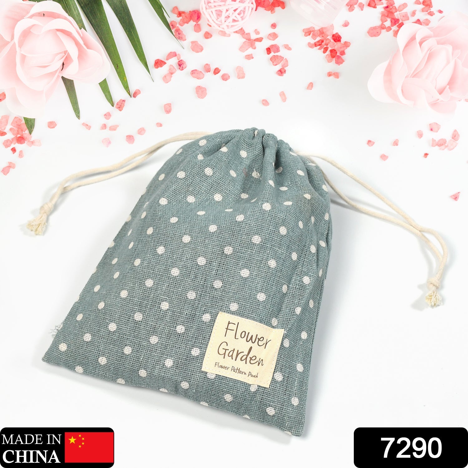 7290 Flower Dori Bag Pouch Gift Bag For Festivals &  Functions Gift Use Dori Bag DeoDap