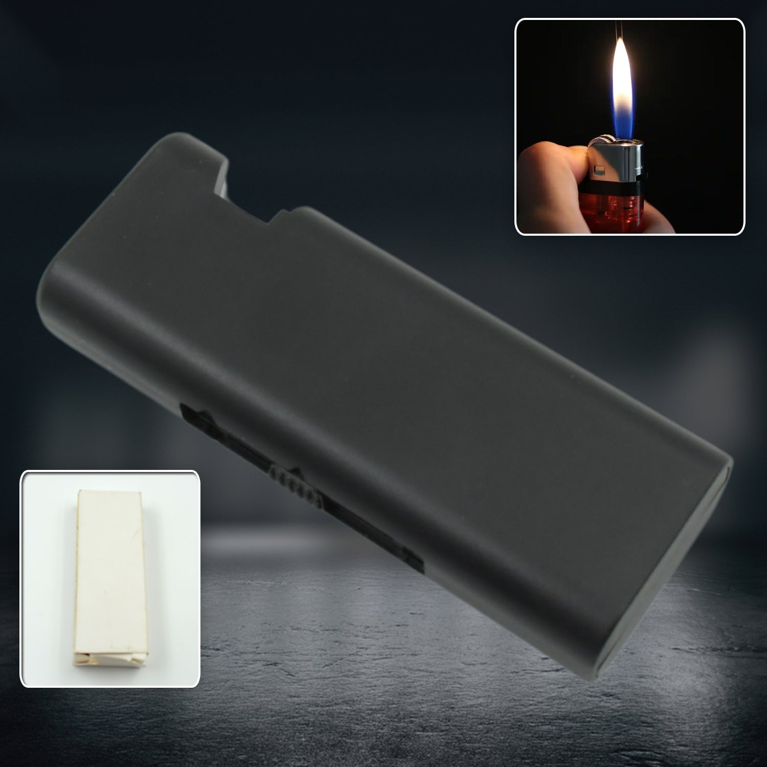 8763 Stylish Electric USB Lighter for Men & Women, Regular Cigarettes Portable USB Rechargeable Flameless, Coil Slim Cigarette Lighter with Charging Cable, Windproof E lighter, Lighter for Smoking (1 Pc )