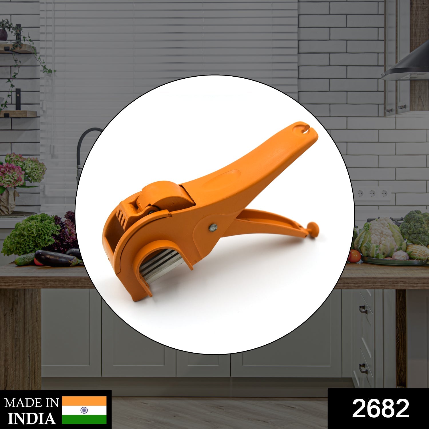 2682 Vegetable Cutter used in all kinds of household and kitchen purposes for cutting vegetables etc.