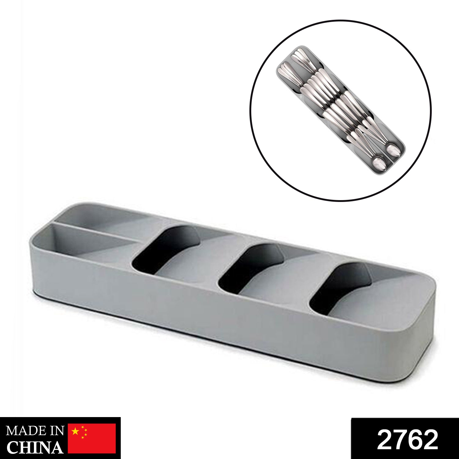 2762 1 Pc Cutlery Tray Box Used For Storing Cutlery Items And Stuffs Easily And Safely.
