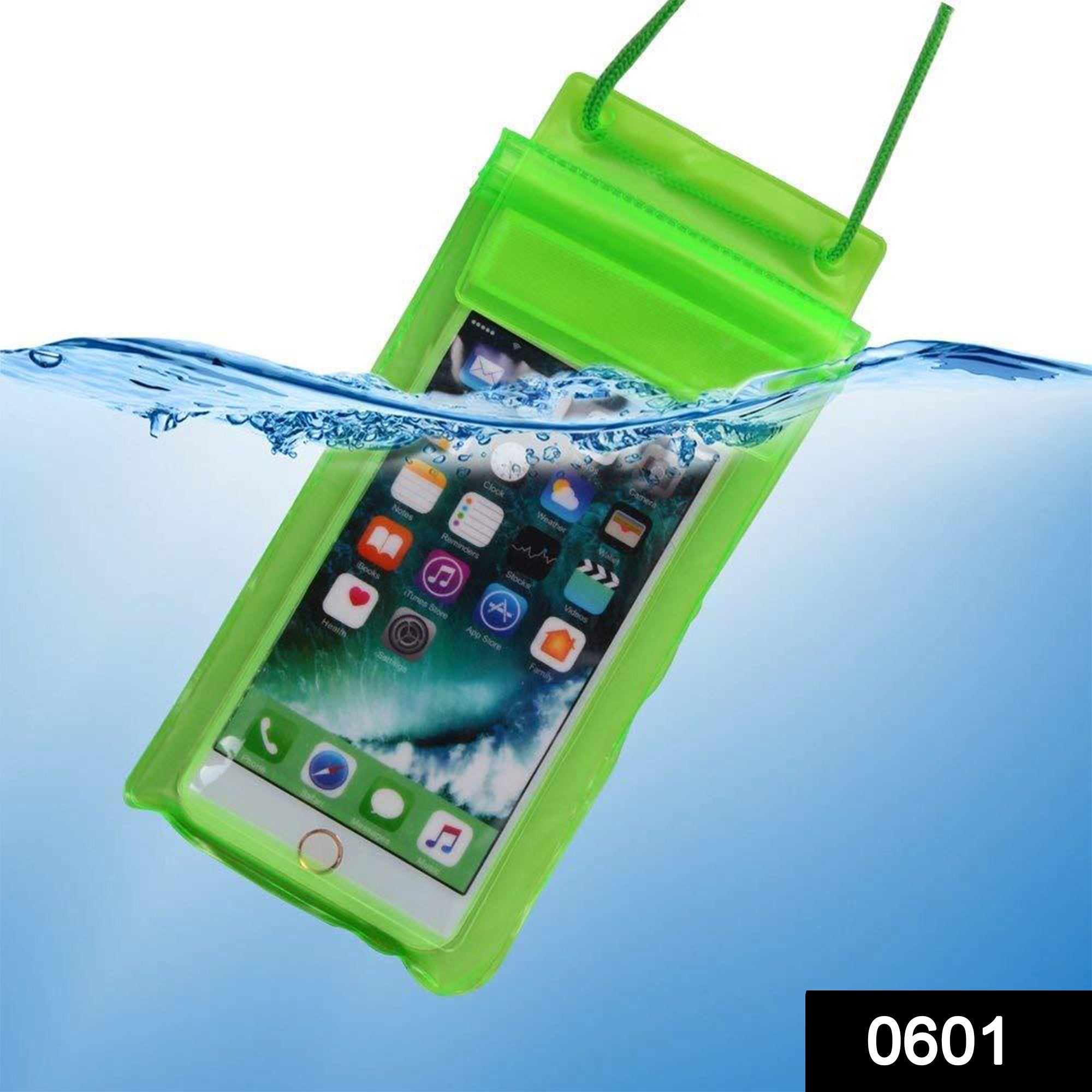 0601 Waterproof Mobile Pouch (6.2 inch , Random Colour) - SkyShopy