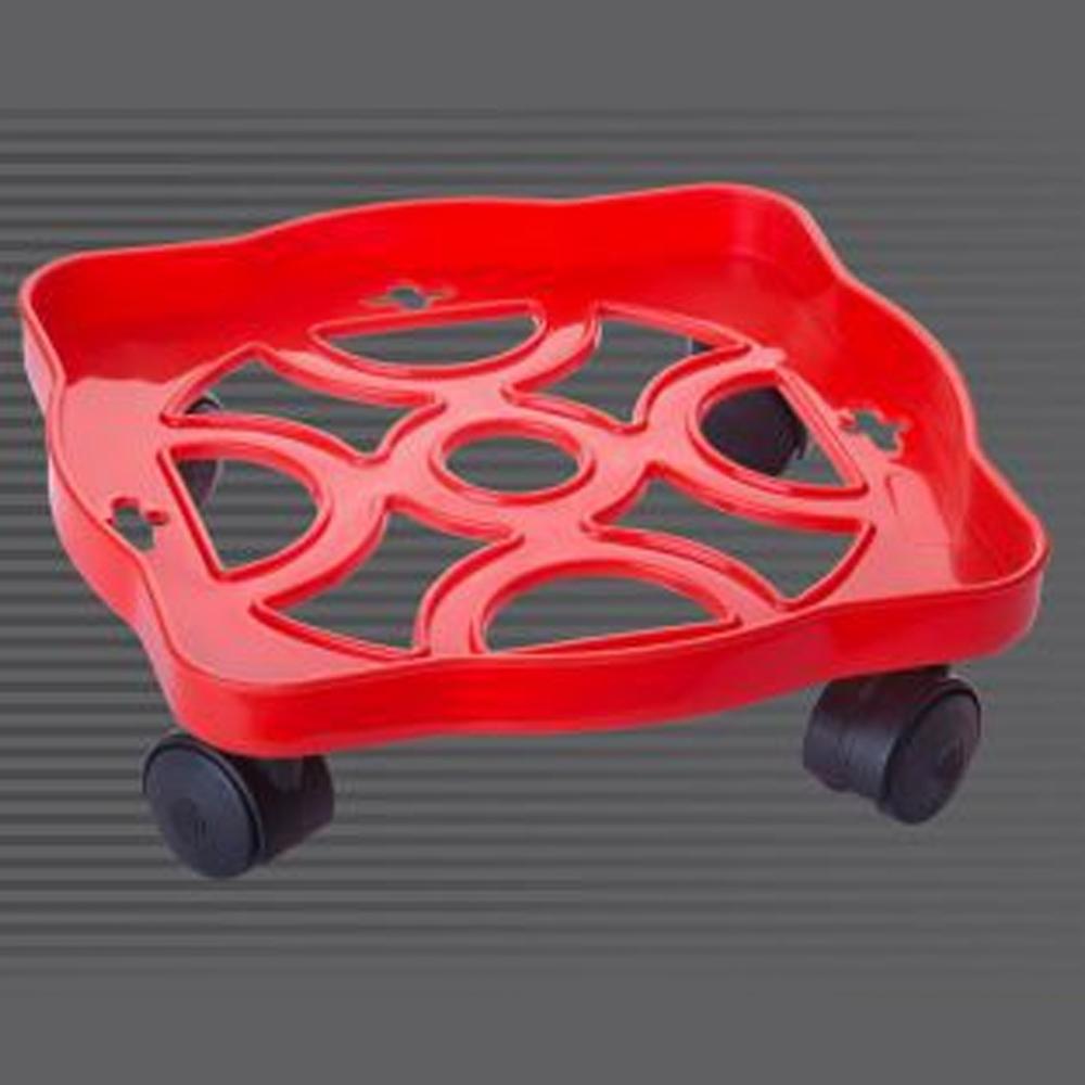 0099 Square Plastic Gas Cylinder Trolley - SkyShopy