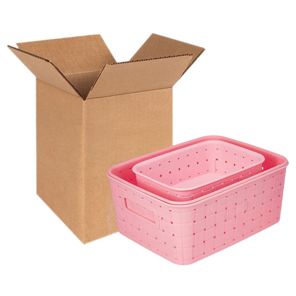 2270 Multipurpose Smart Shelf Basket  Storage Basket (Set 3 Pc) - SkyShopy