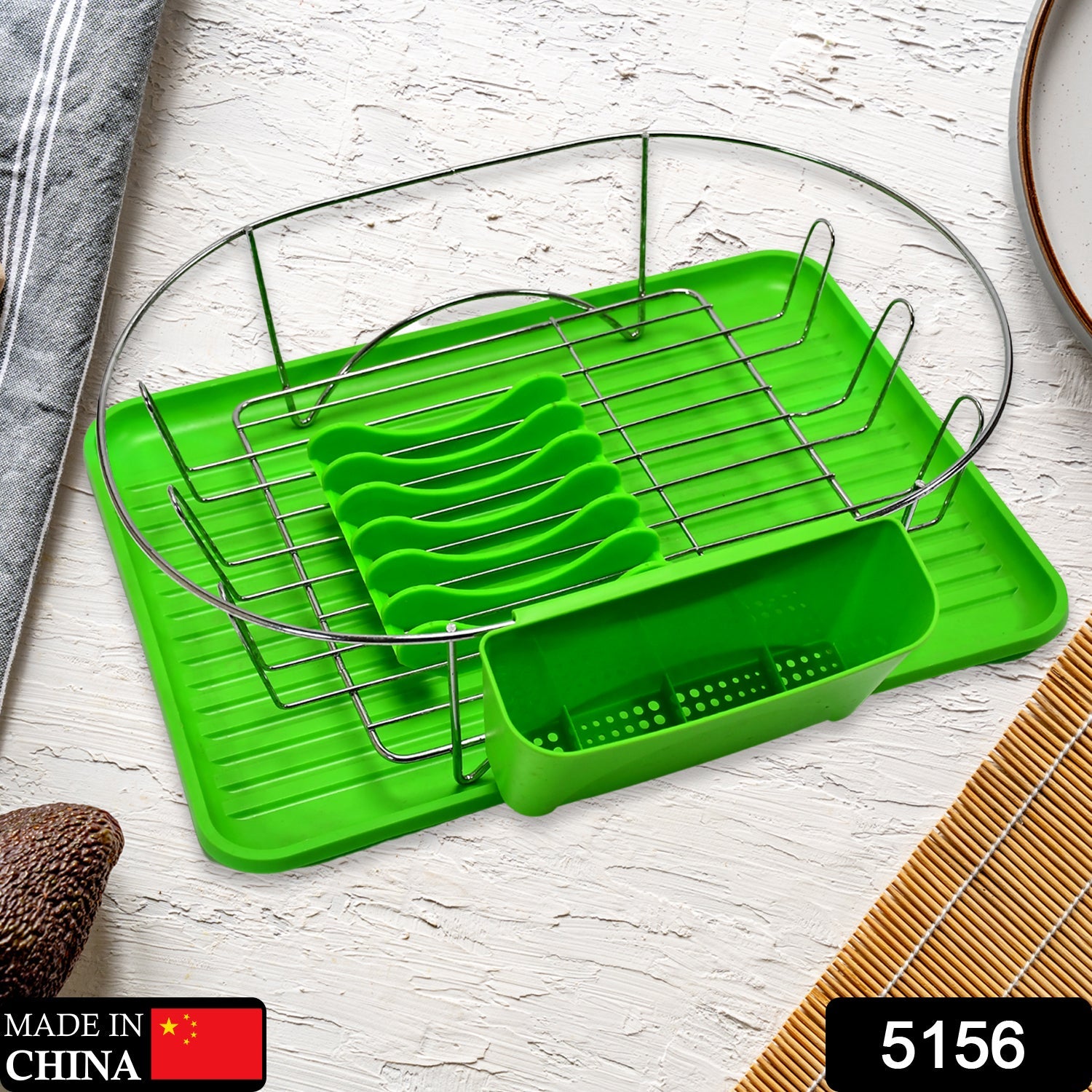 5156 Dish Drainer Rack For Kitchen Use  ( 1 pc ) DeoDap