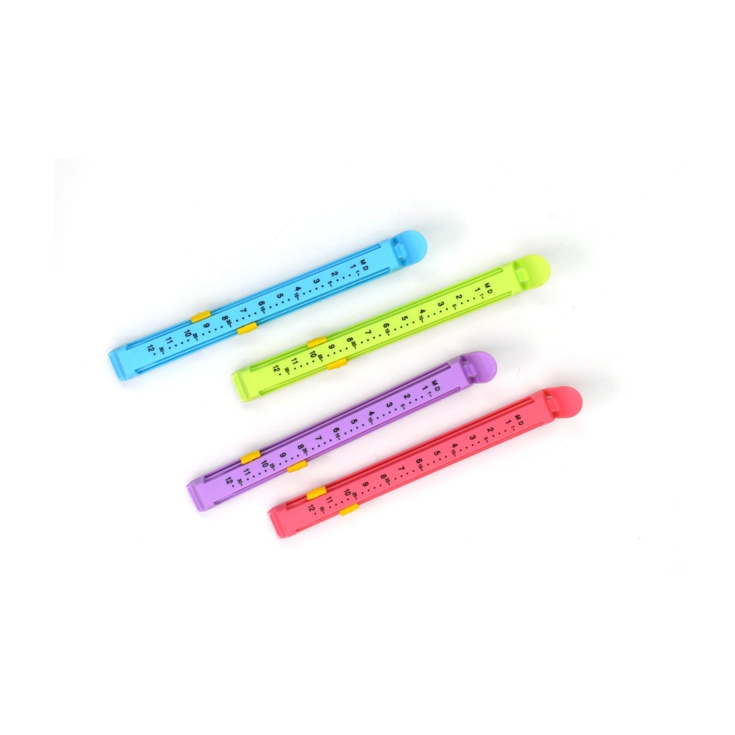 6172 large Plastic Food Pouch Clip Sealer for Keeping Food Fresh for Home Kitchen Camping, Set of 4 (Multicolor) freeshipping - DeoDap