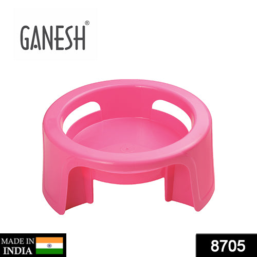 8705 Ganesh Multipurpose Unbreakable Plastic Matka Stand/Pot Stand DeoDap