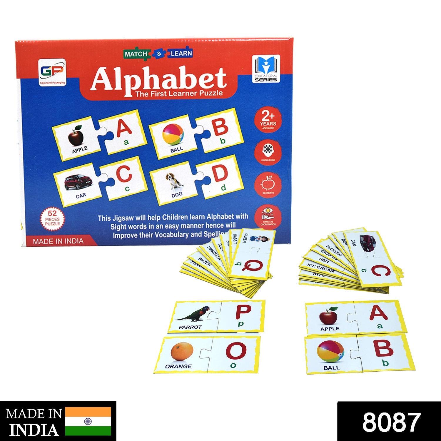 8087 Puzzle Game 52Pc used by kids and childrens for playing and enjoying etc. DeoDap