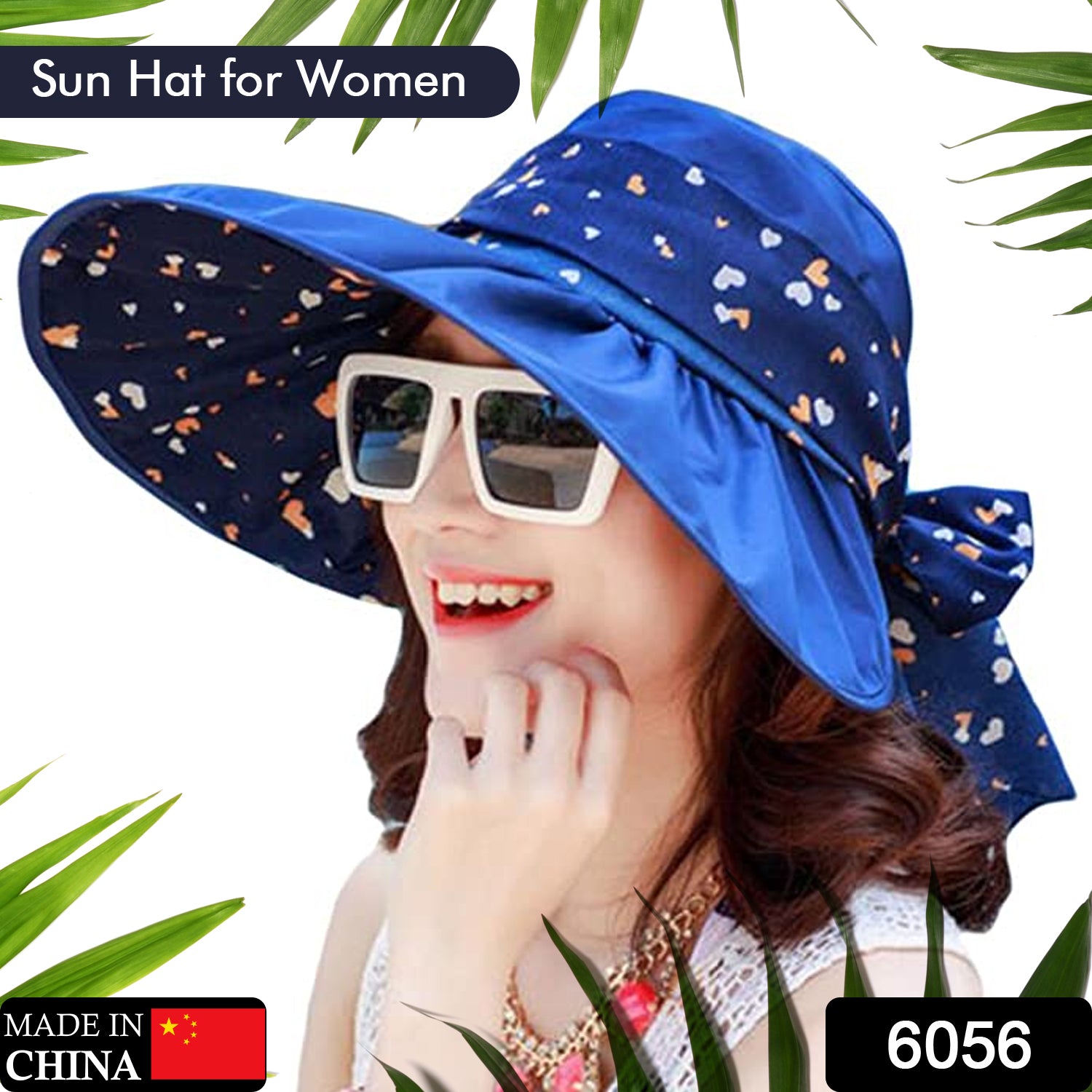 6056 Sun Protection Girls Hat Premium Quality UV Protection Baseball Cap for Beach Golf Gardening Fishing Hat (1pc) DeoDap