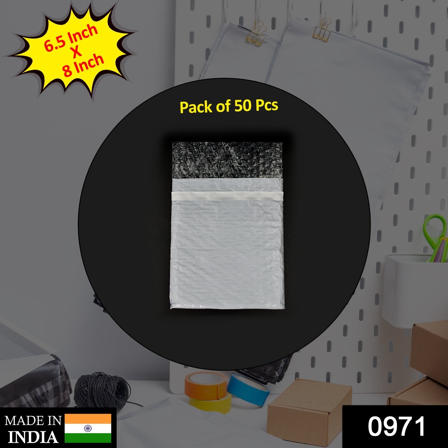 0971 50 Pc 6 5X8 inch S 2 Flap used for covering and storing various types of products specially while travelling and delivering etc. freeshipping - DeoDap