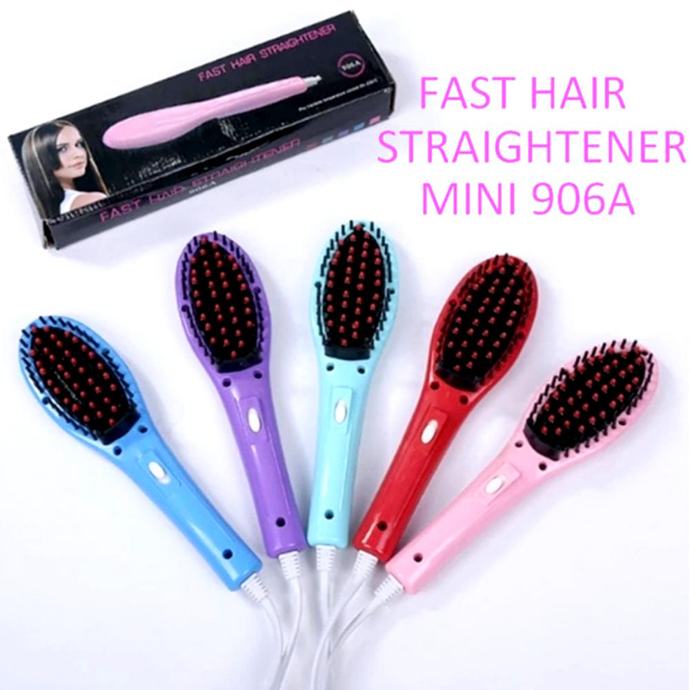 1361 Hair Straightener Hair Straightening Comb Brush - SkyShopy