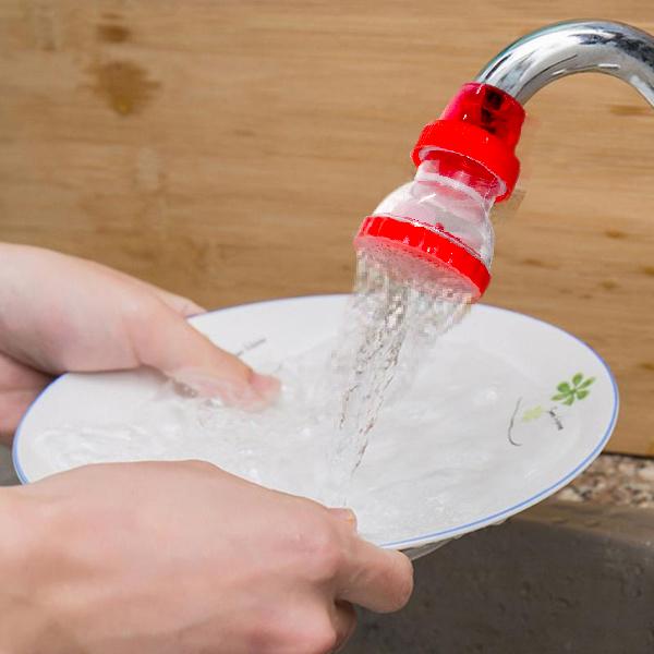 1450 Small Plastic 360-Degree Shower Head Faucet - SkyShopy
