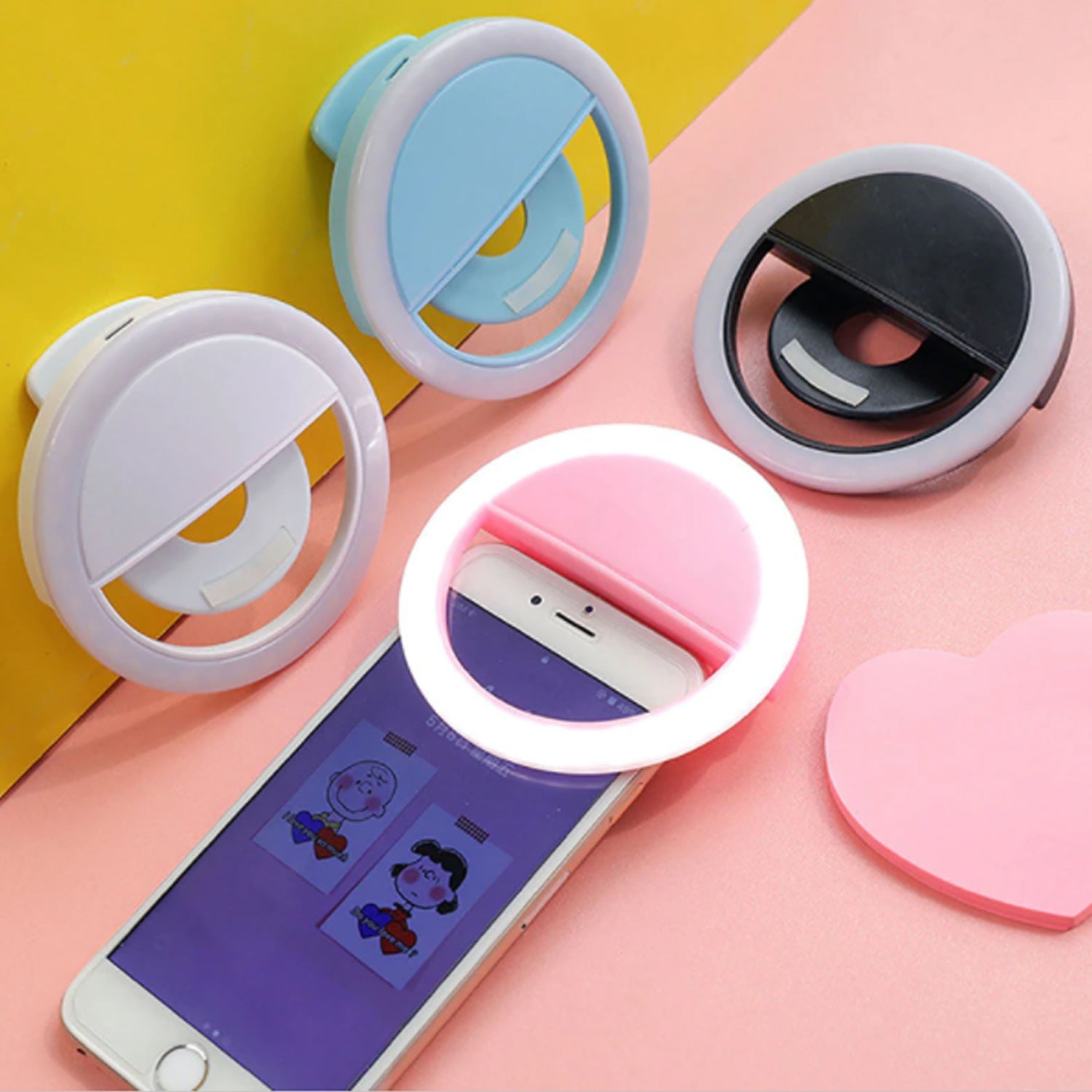4785 Selfie Ring Light used for applying bright shade over face during taking selfies and making videos etc.