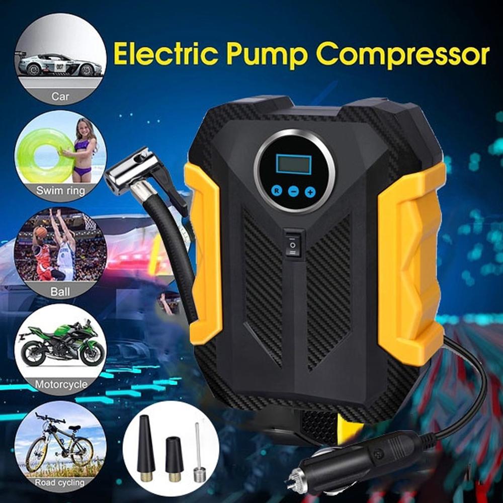 1618 Portable Electric Car Air Compressor Pump for Car and Bike Tyre - SkyShopy