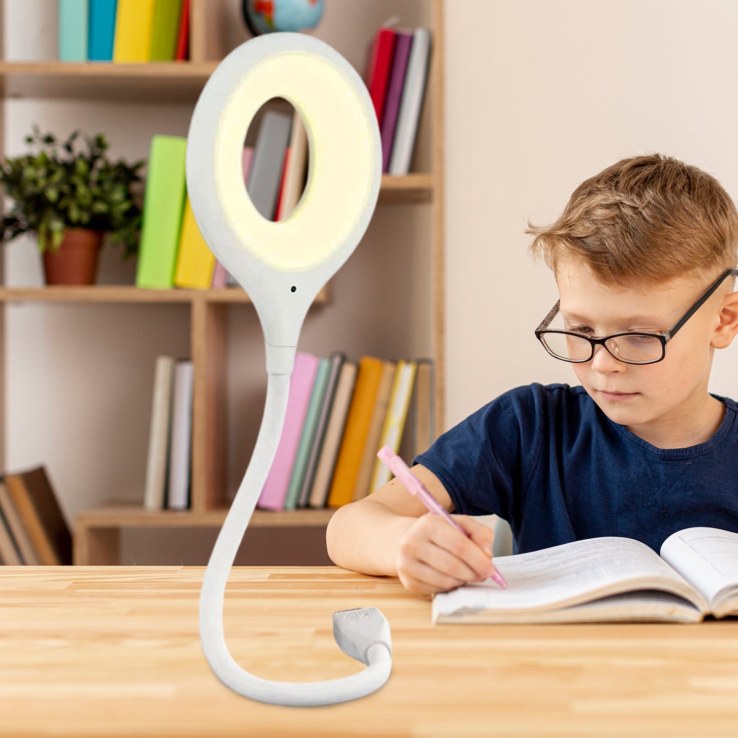 Desk Lamp Small Book Reading Light 12608 LED USB Light For Laptop