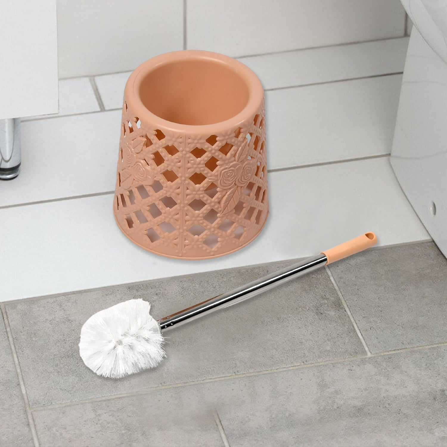 4691  Toilet Brushes/Toilet Holders Toilet Brush Set Toilet  Cleaning Brush Household with Base Wash Toilet Brush No Dead Angle Cleaning Set Household Cleaning Tools DeoDap
