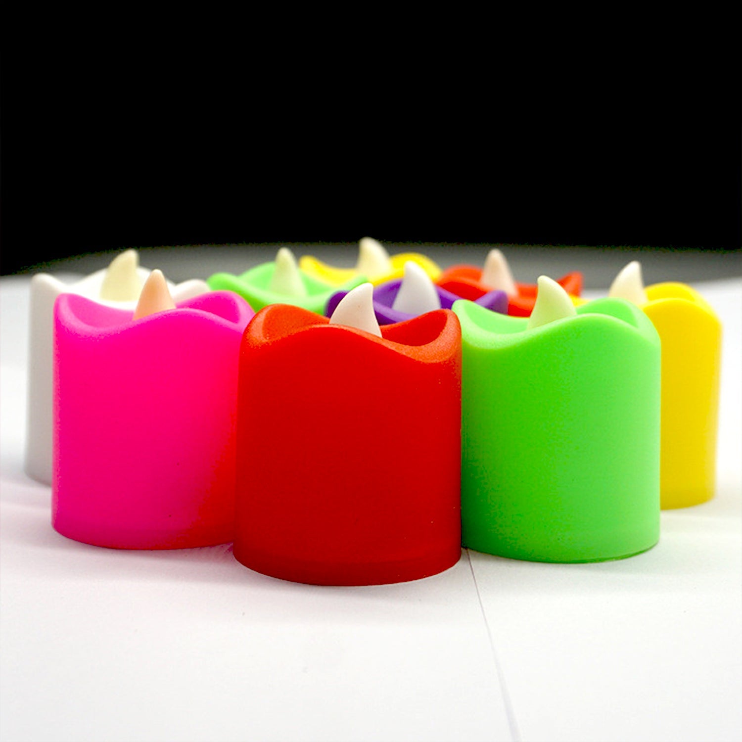 6425 24Pcs Festival Decorative - LED Tealight Candles | Battery Operated Candle Ideal for Party, Wedding, Birthday, Gifts (Multi Color) DeoDap