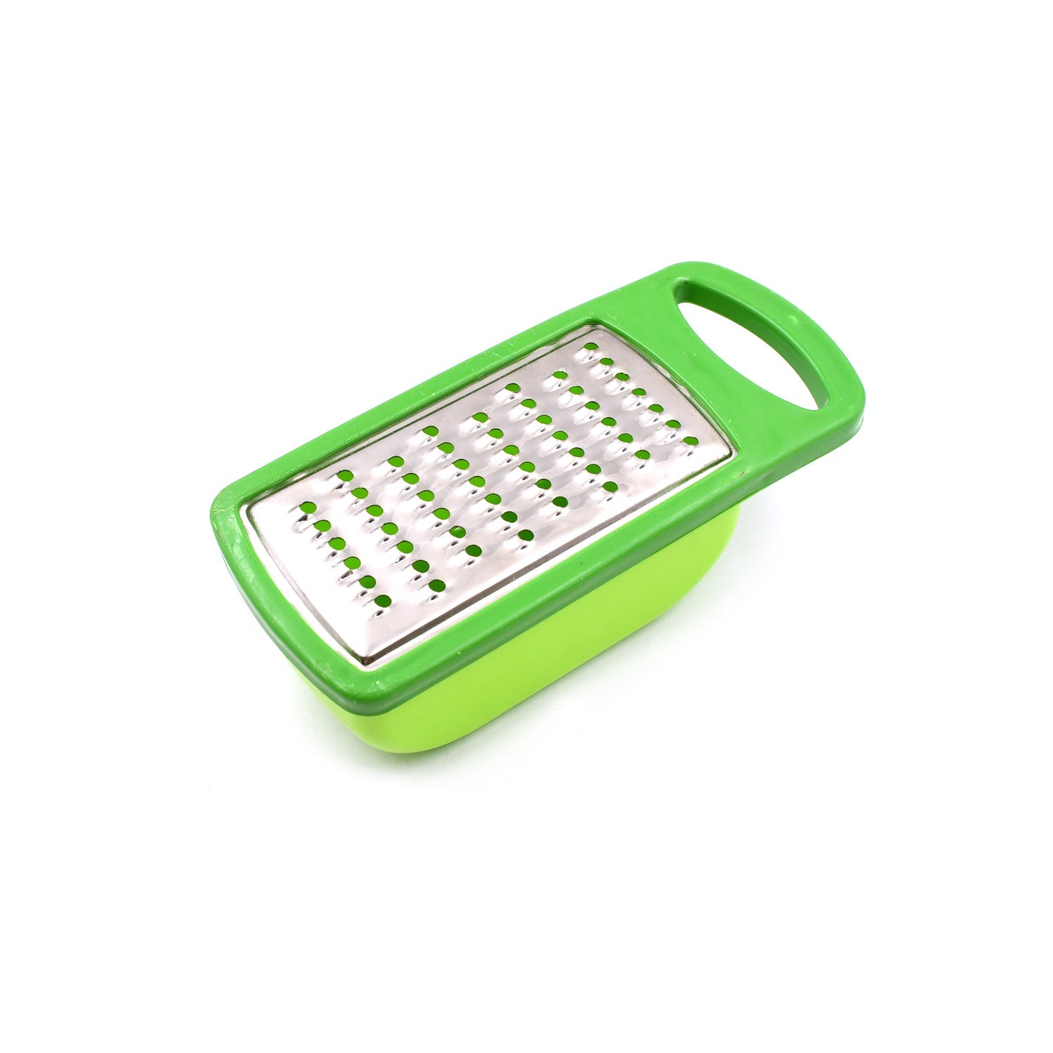 0660a Plastic and Stainless Steel Veg Cheese Mill Grater Standard Collector Box Kitchen Ware with Detachable Storage Container