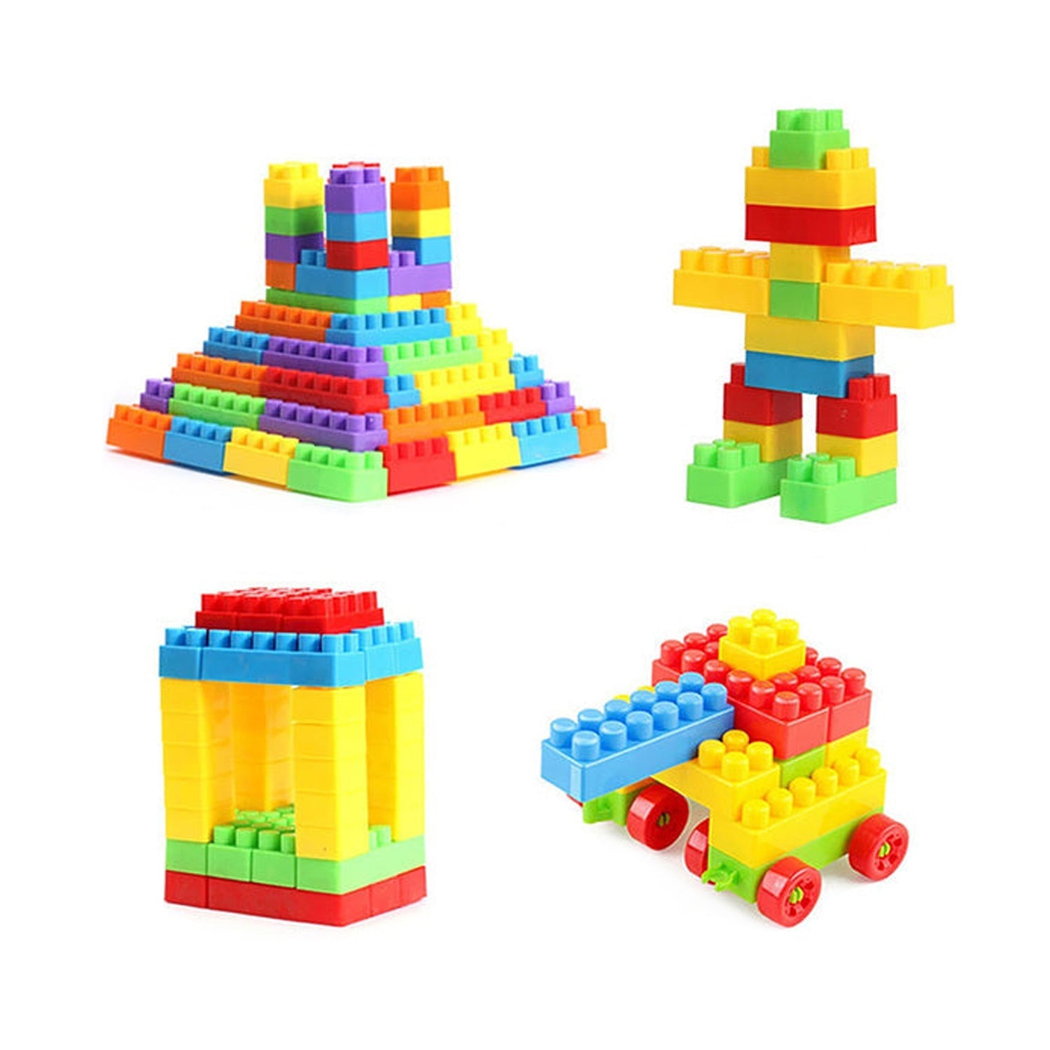 8077 60pc Building Blocks Early Learning Educational Toy for Kids freeshipping - DeoDap