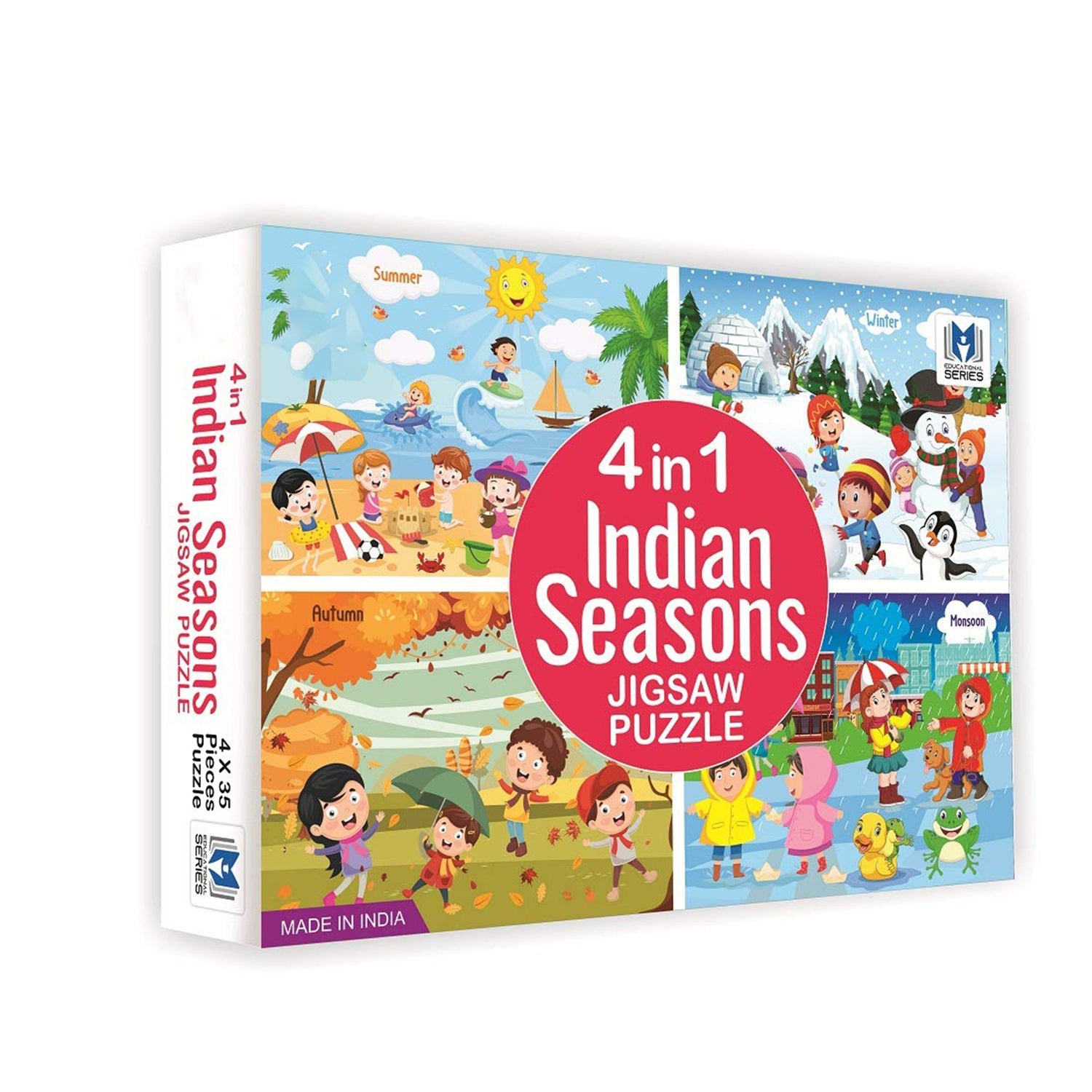 4826 4 In 1 Jigsaw Puzzle widely used by kids and children for playing and enjoying purposes in all kinds of places etc.