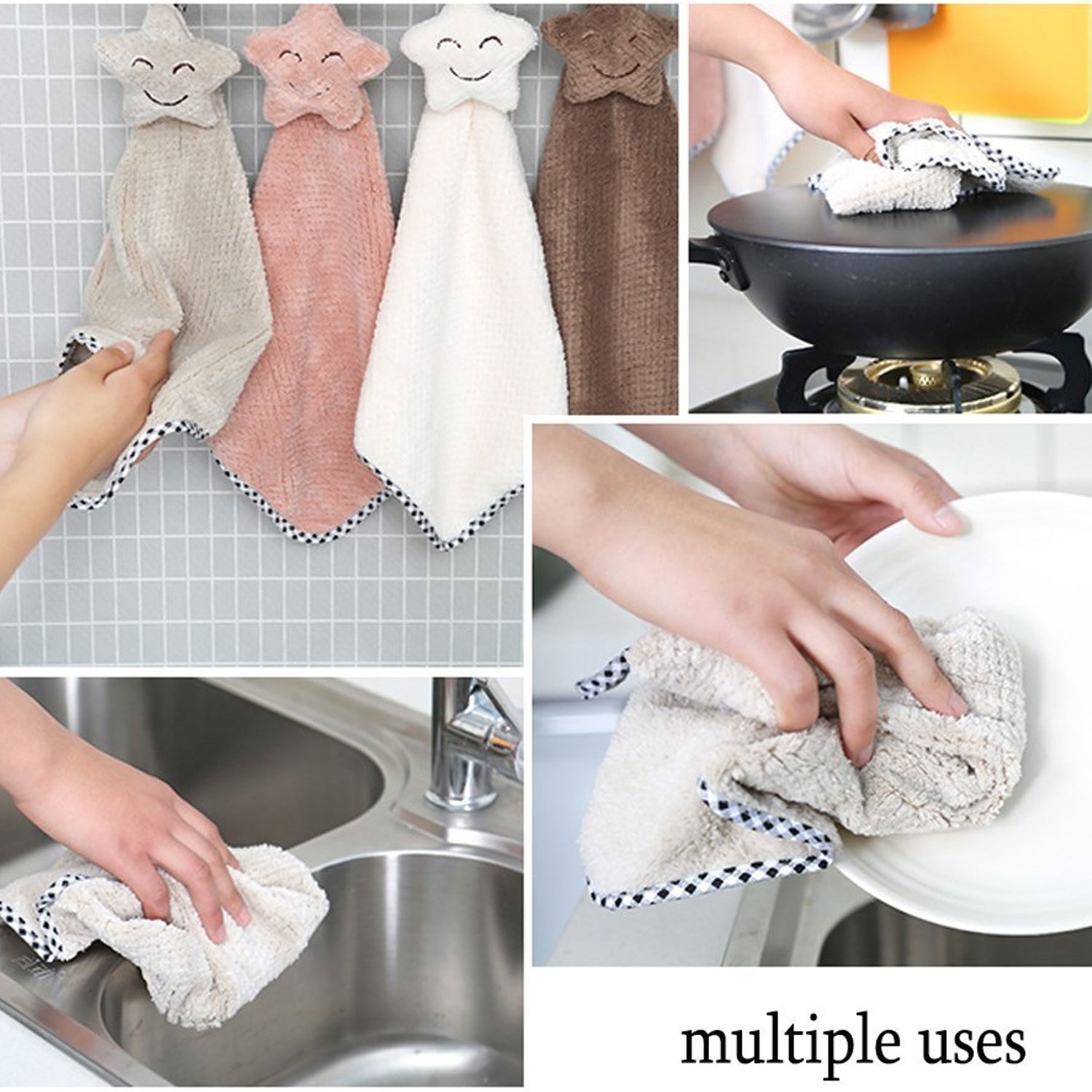 6500 Soft Hand Face Bath Towel Quick Dry Highly Napkin  For Home Use & Multi Use Napkin DeoDap