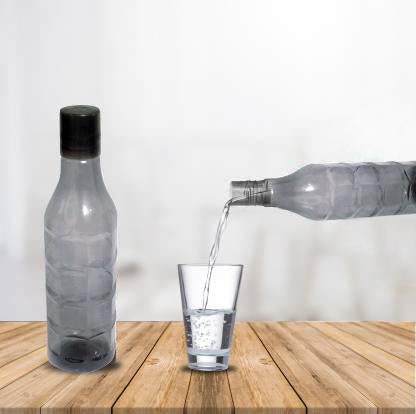 2312 Unbreakable & Leak-Proof Plastic Diamond Round Water Bottle (1100Ml) - SkyShopy