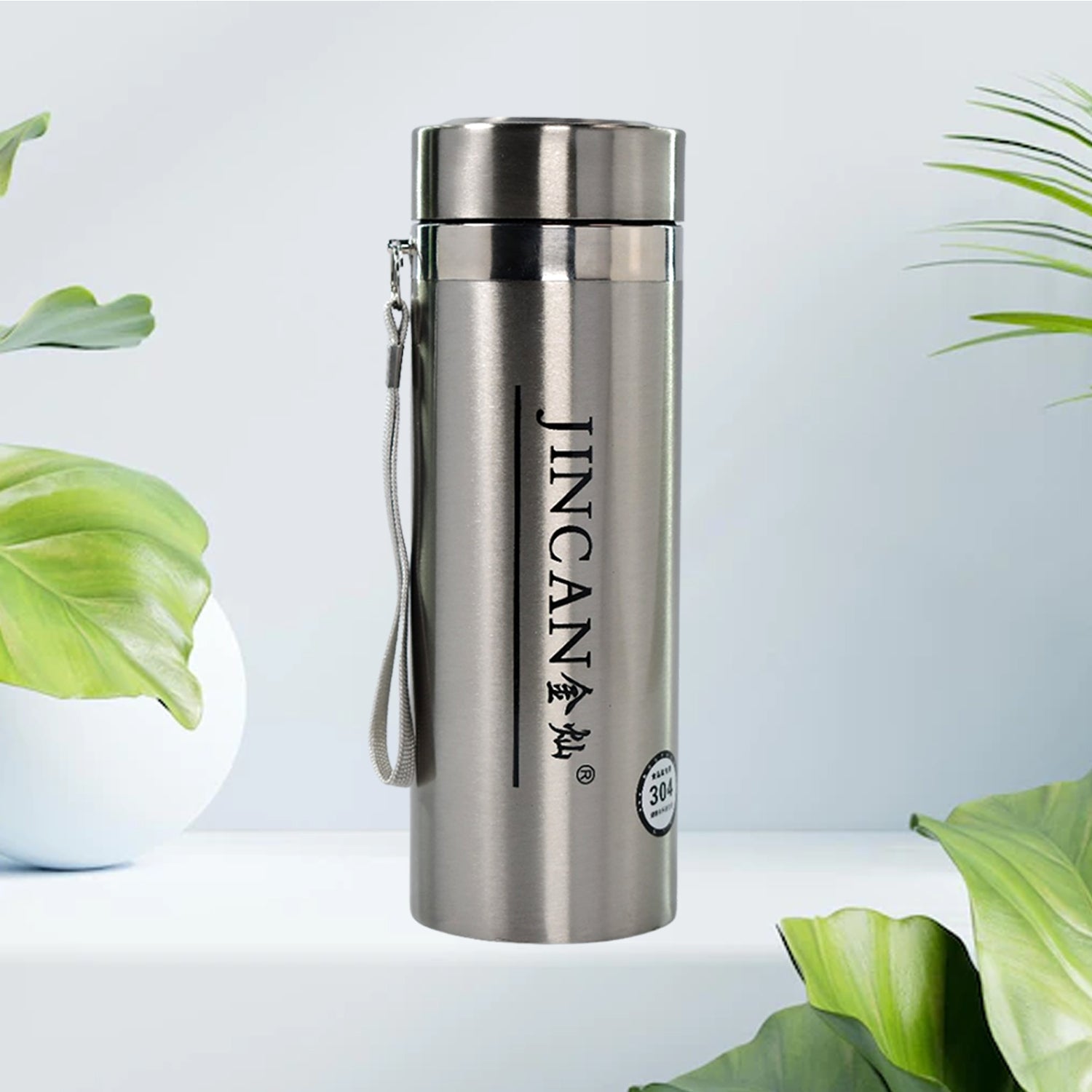6447 350ML STAINLESS STEEL WATER BOTTLE FOR MEN WOMEN KIDS | THERMOS FLASK | REUSABLE LEAK-PROOF THERMOS STEEL FOR HOME OFFICE GYM FRIDGE TRAVELLING DeoDap