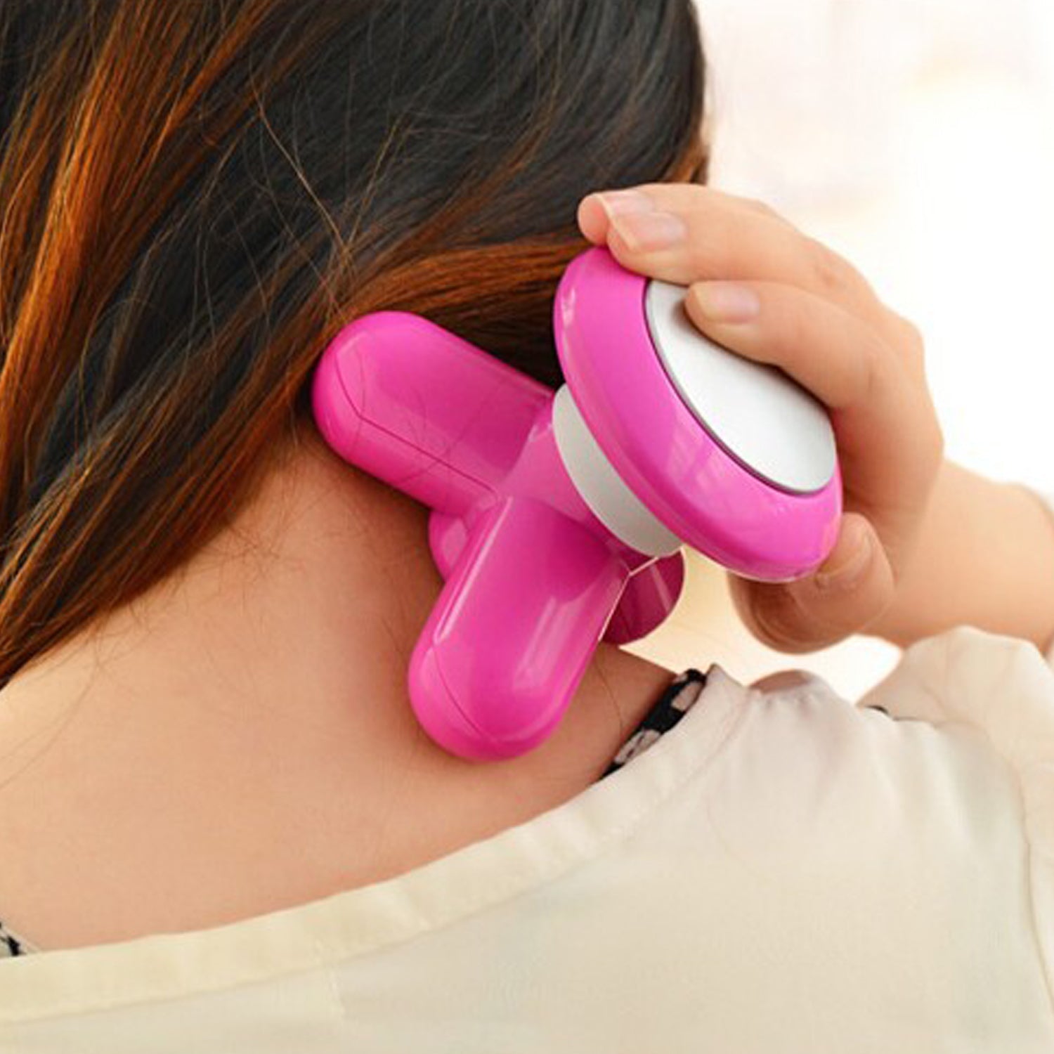 0367A Electric Mini Vibration Full Body Massager (Multicolor) DeoDap
