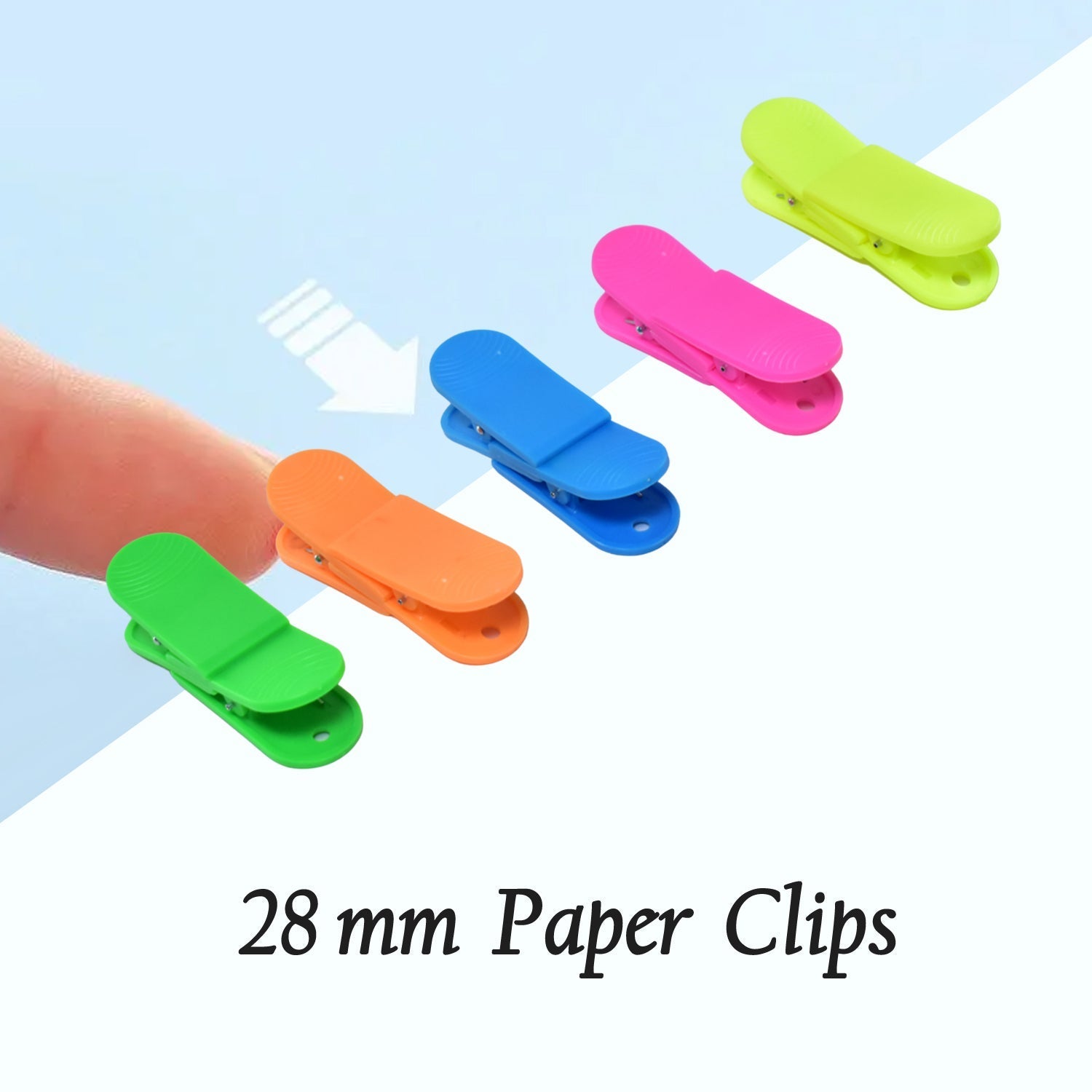 6169 10Pc 28Mm Paper Clips Used For Holding Paper And File. freeshipping - DeoDap