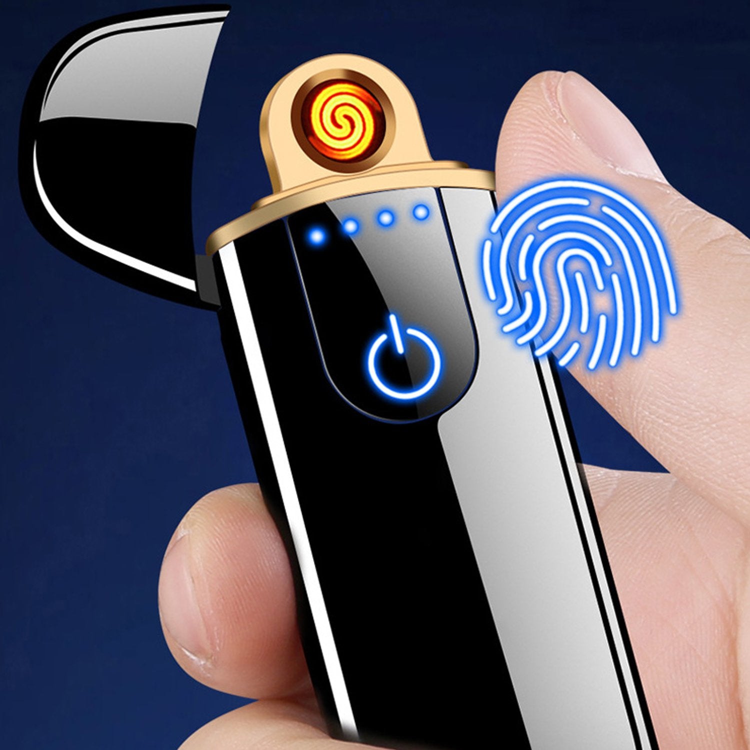 1777 Smart Finger Arc Lighter USB Rechargeable Lighter