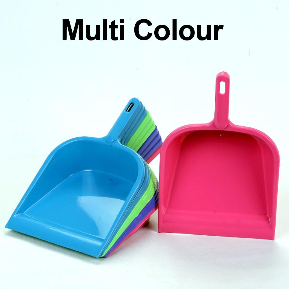 2351 Durable Lightweight Multi Surface Plastic Dustpan with Handle - SkyShopy