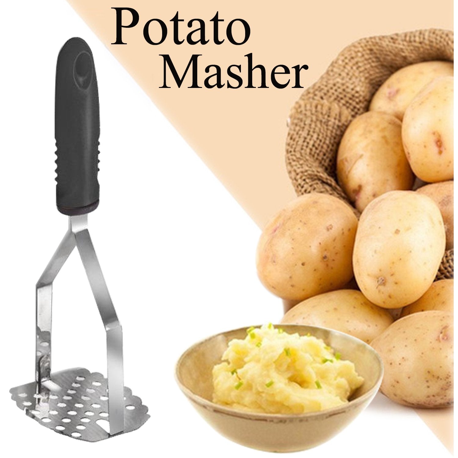 2470 Potato Vegetable Pav Bhaji Masher for Kitchen - SkyShopy