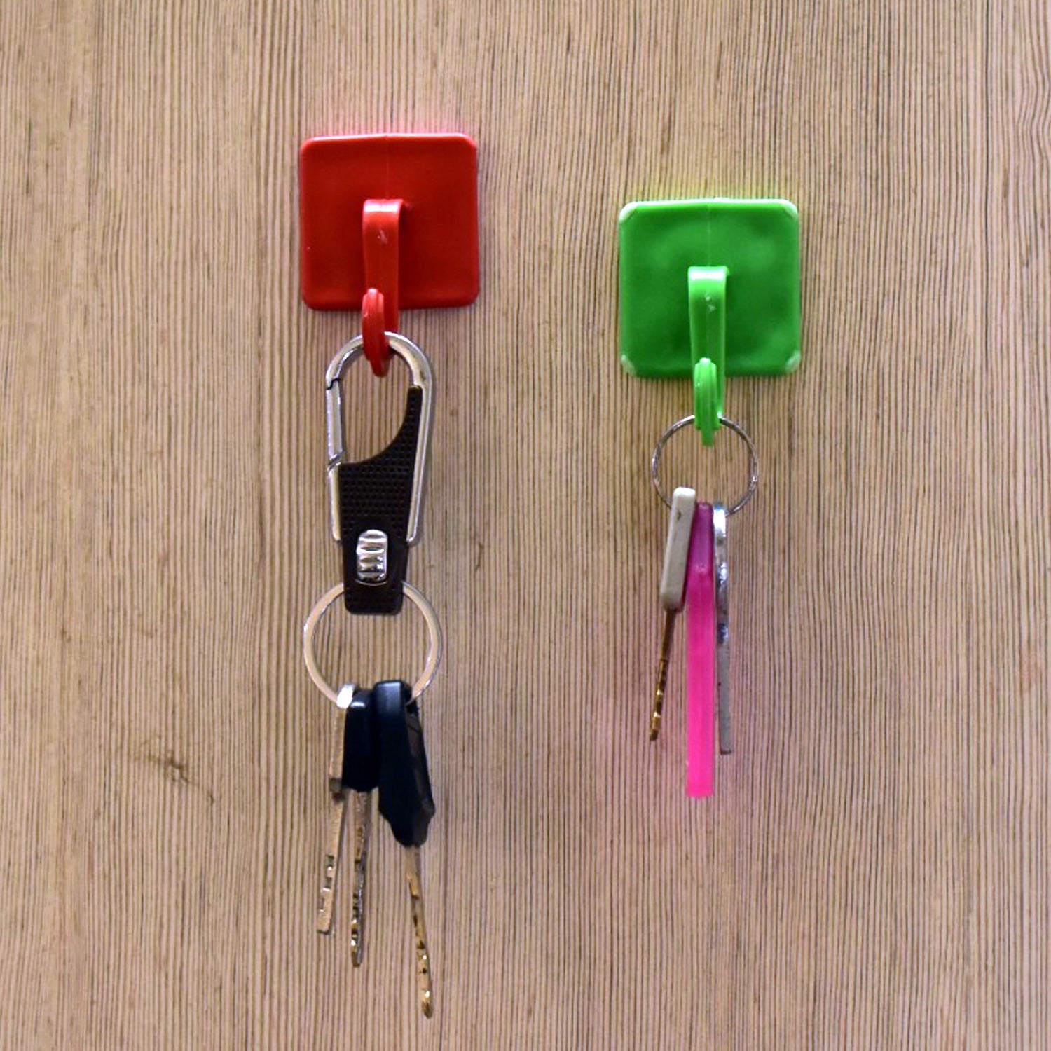 4836 Heavy Duty Self Adhesive Sticky Wall Hooks (Pack Of 12) freeshipping - DeoDap