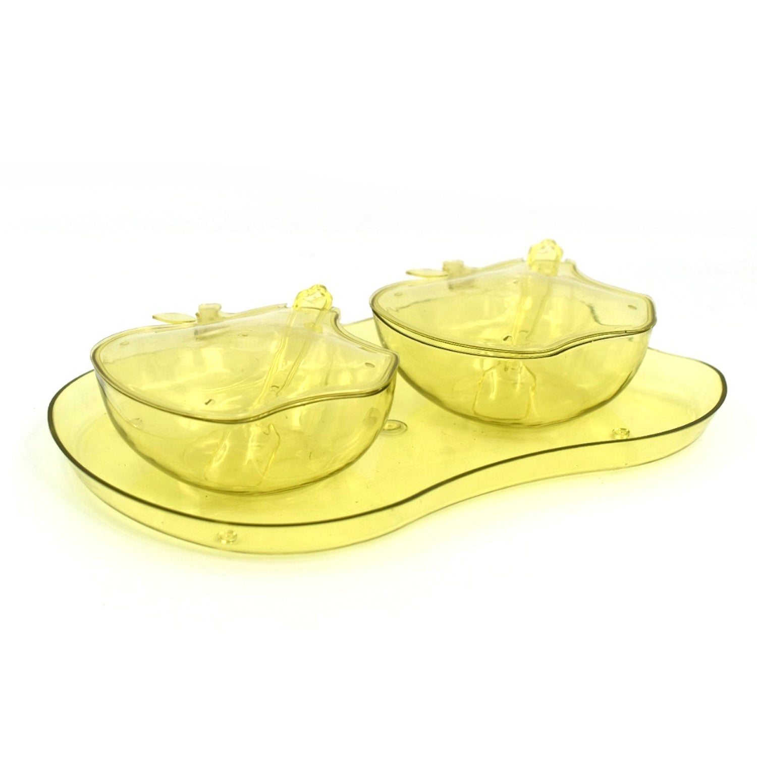 2752 Apple Shape Tray Bowl Used For Serving Snacks And Various Food Stuffs. freeshipping - DeoDap