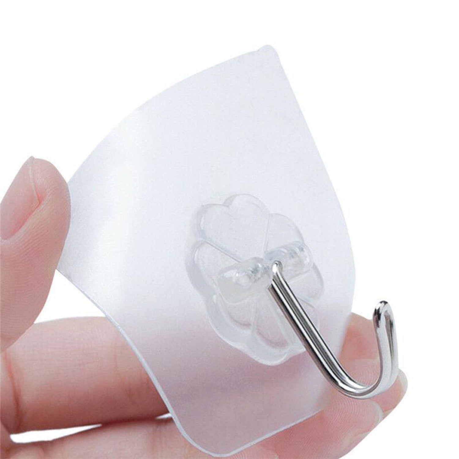 9030 Adhesive Wall Flower Hook used over walls for hanging and placing various types of cloths and itrms for hanging them all etc. freeshipping - DeoDap
