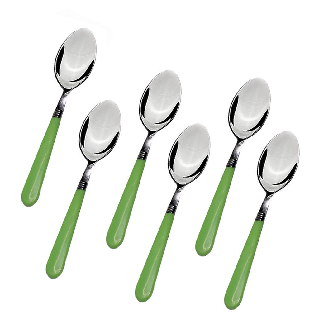 2269 Stainless Steel Spoon with Comfortable Grip Dining Spoon Set of 6 Pcs - SkyShopy
