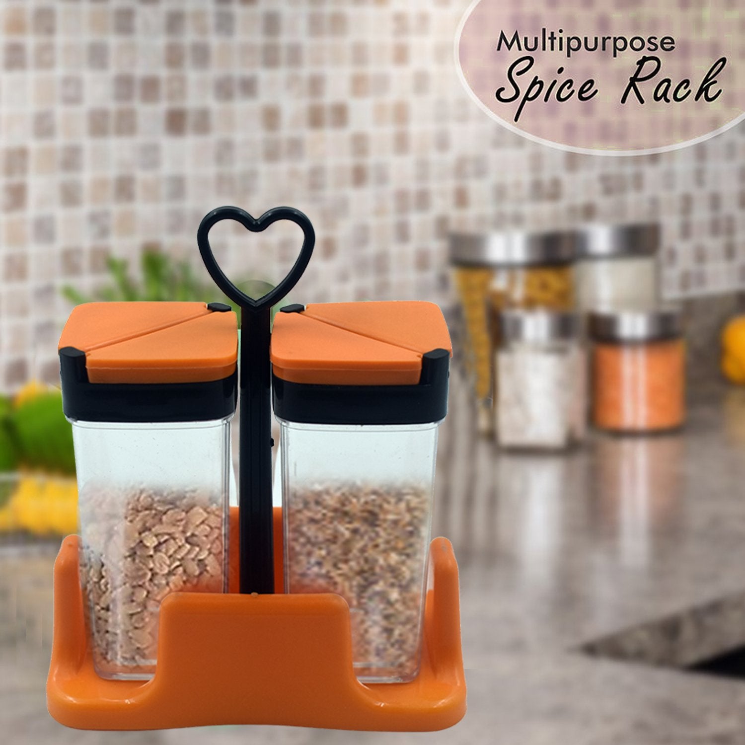 2583 Multipurpose Masala/Spice Rack Container - Set of 2 Pcs