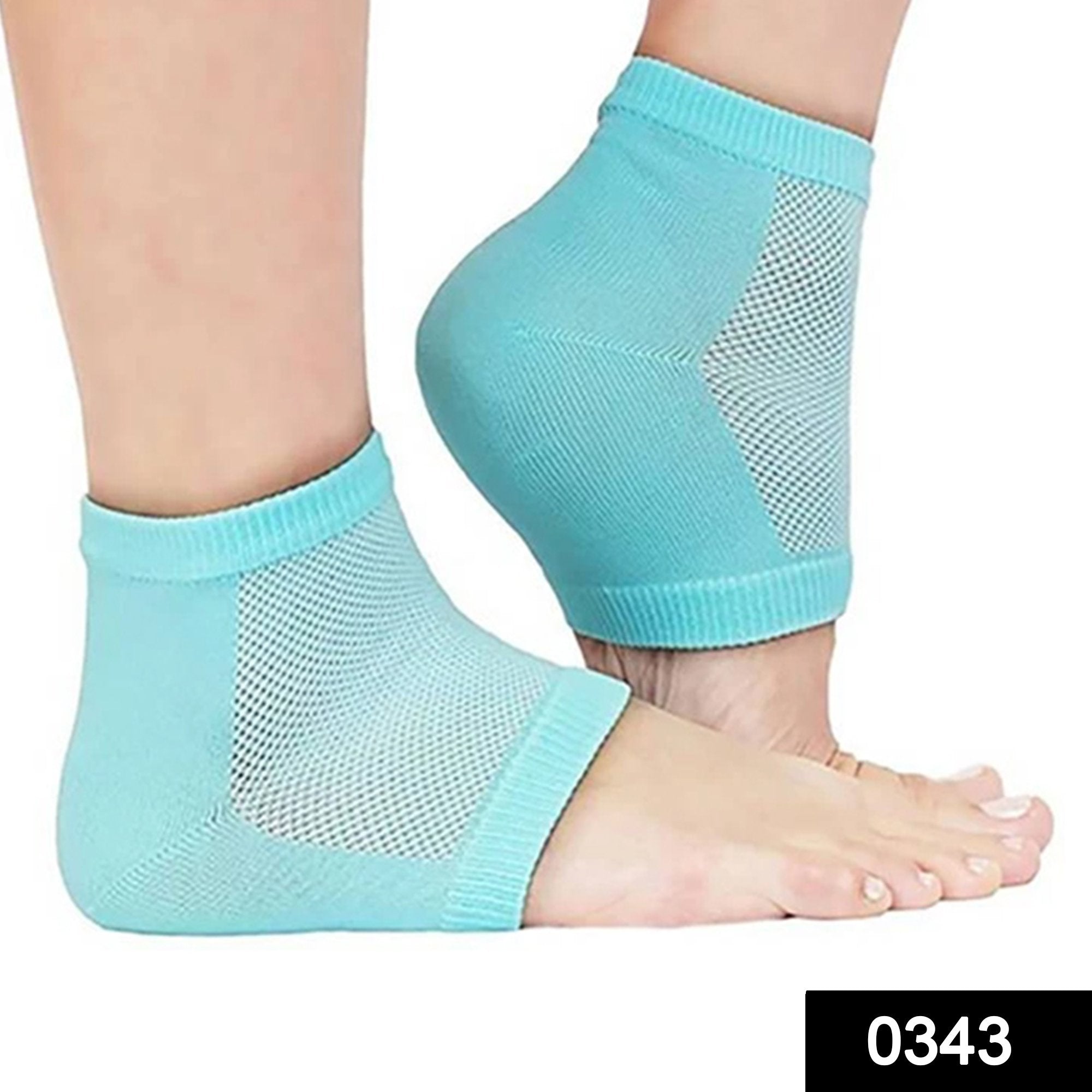 0343 Heel Pain Relief Silicone Gel Heel Socks (Multicolor) - SkyShopy