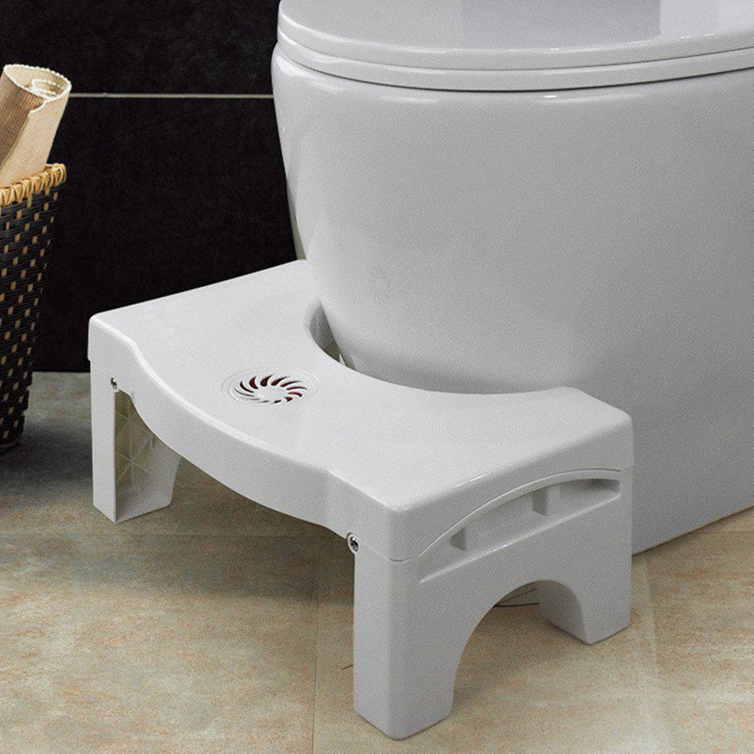 Buy CALIDAKA Squatting Toilet Stool, Baboo Toilet Stool, 7 Inch Height The Original Toilet