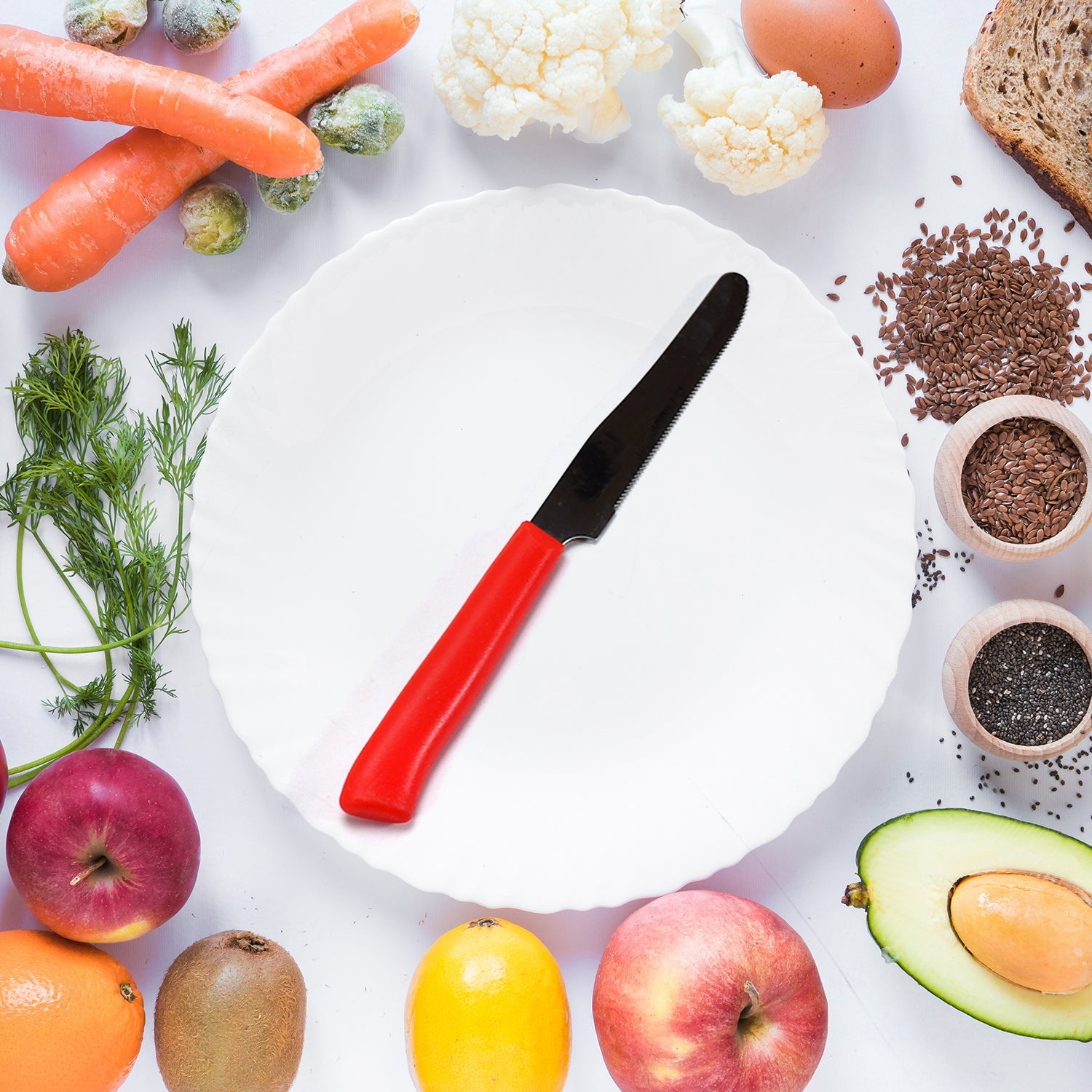 7092 Red Kitchen Knife Steak and Vegetable Knife - Razor Sharp Pointed Tip, Serrated Edge - Color Coded Kitchen Tools by The Kosher Cook DeoDap