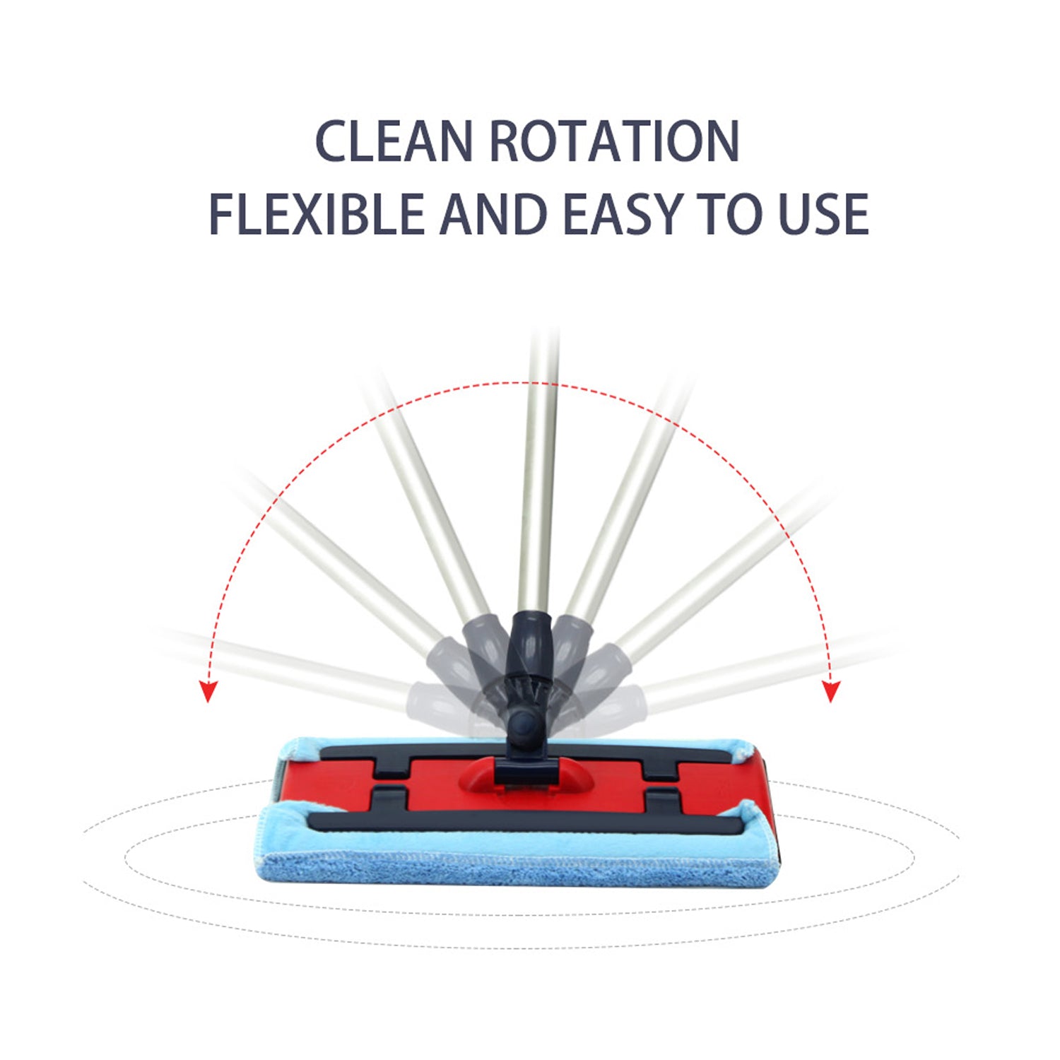 7879 Mop for Floor Cleaning, Microfiber Mop, Flat Mop, Rotating Mop for Floor Cleaning