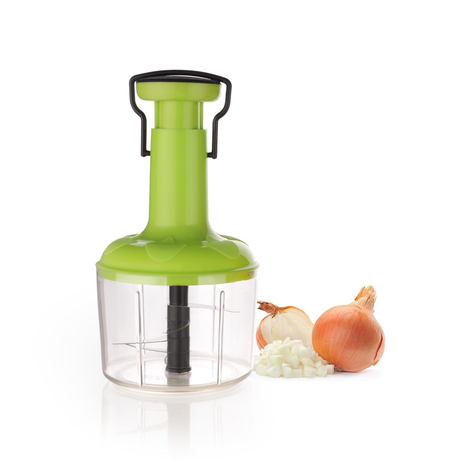 2759 3 In 1 Push Chop 1100Ml Used For Chopping Of Fruits And Vegetables. freeshipping - DeoDap