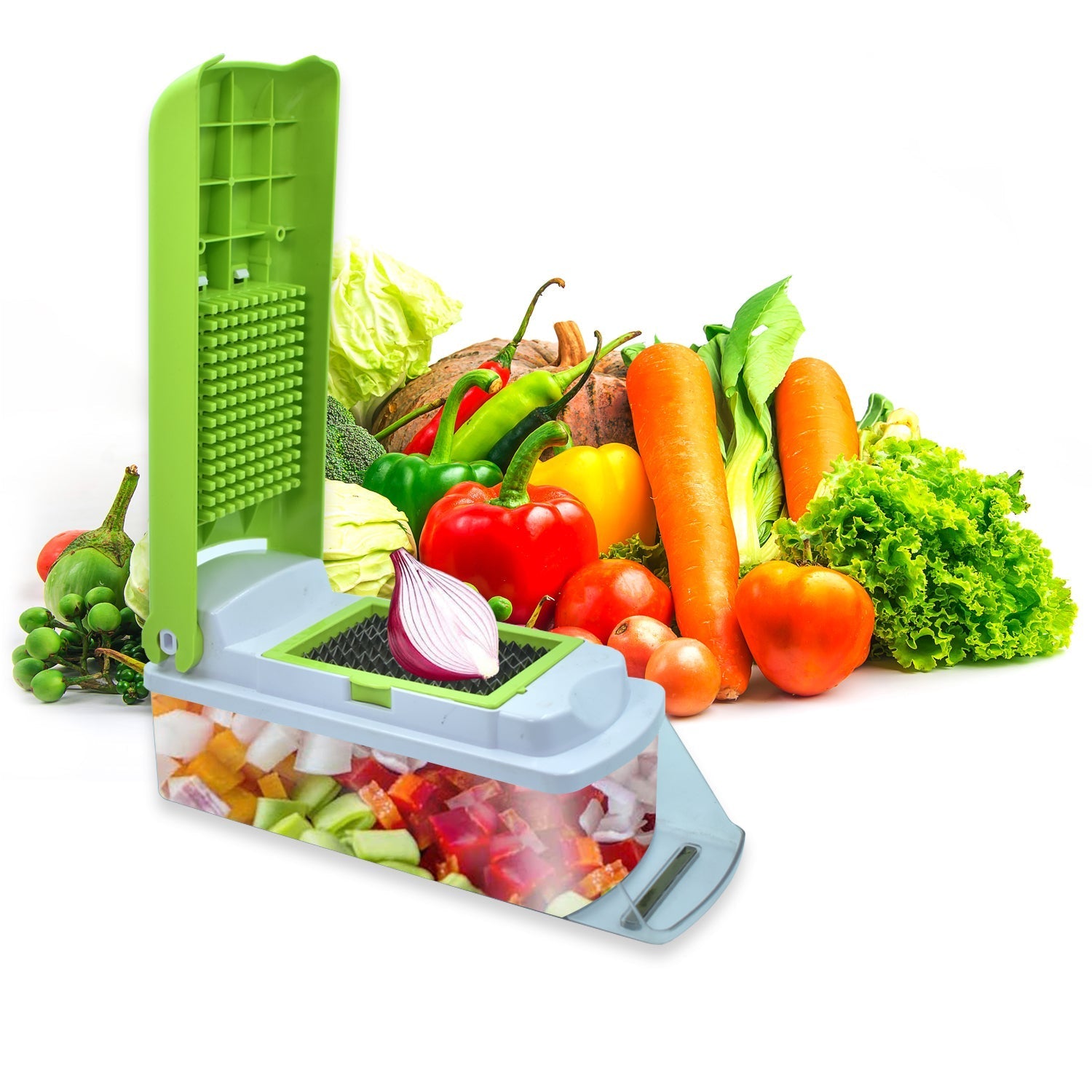 7074 6In1 Veg Chipser Used To Cut Vegetables And Fruits Easily In All Kinds Of Places. freeshipping - DeoDap