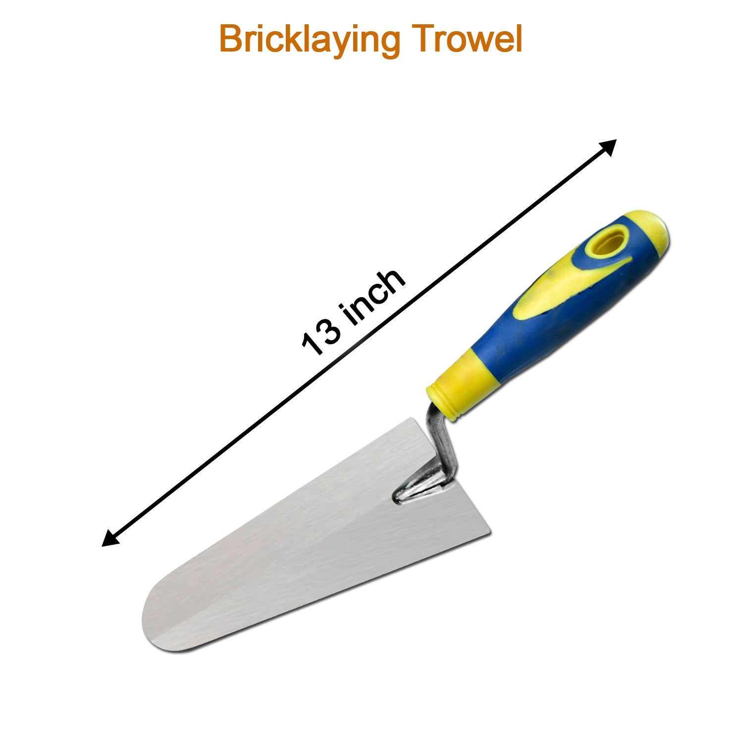 7504 Round Professional Render Plastering Trowel, Smooth Trowel 13 Inch