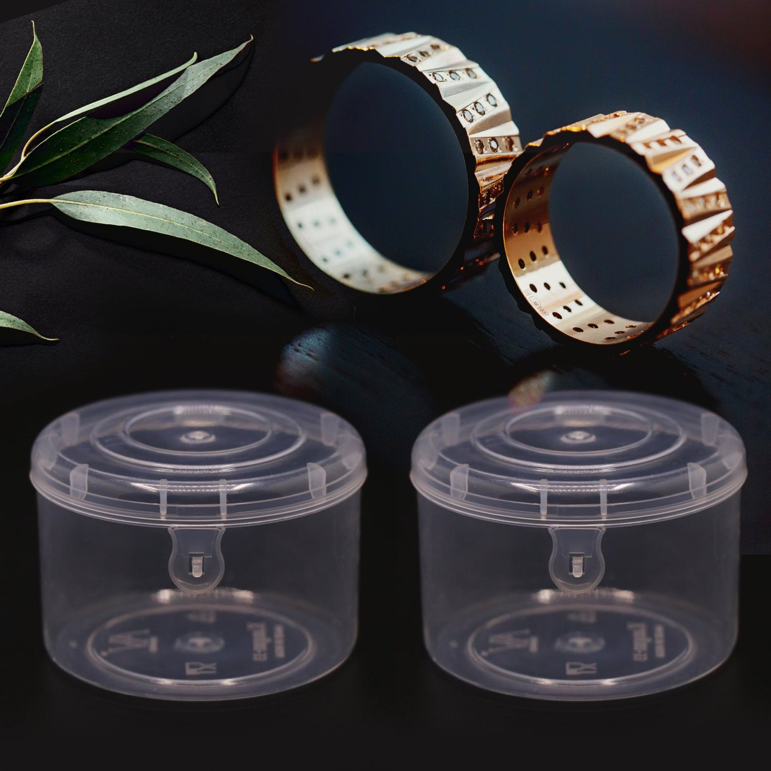 8723 Kangan / Bangle Round Box for women - Pack of 2 bangle boxes for storage - Transparent Plastic storage boxes | Jewelry organizers, Small Plastic Boxes for Storage of Bangles (2 Pc Set)