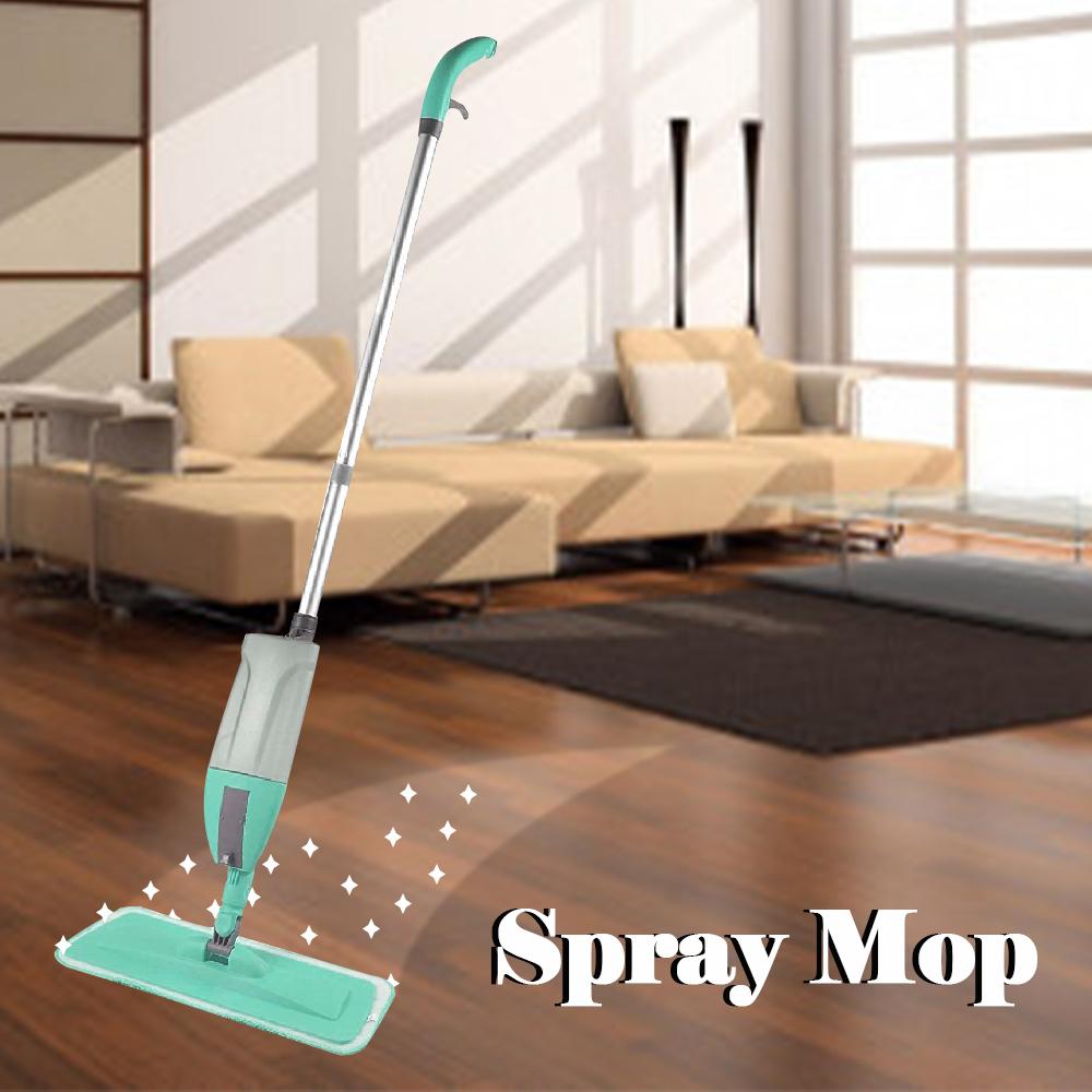 0802 Cleaning 360 Degree Healthy Spray Mop with Removable Washable Cleaning Pad - SkyShopy